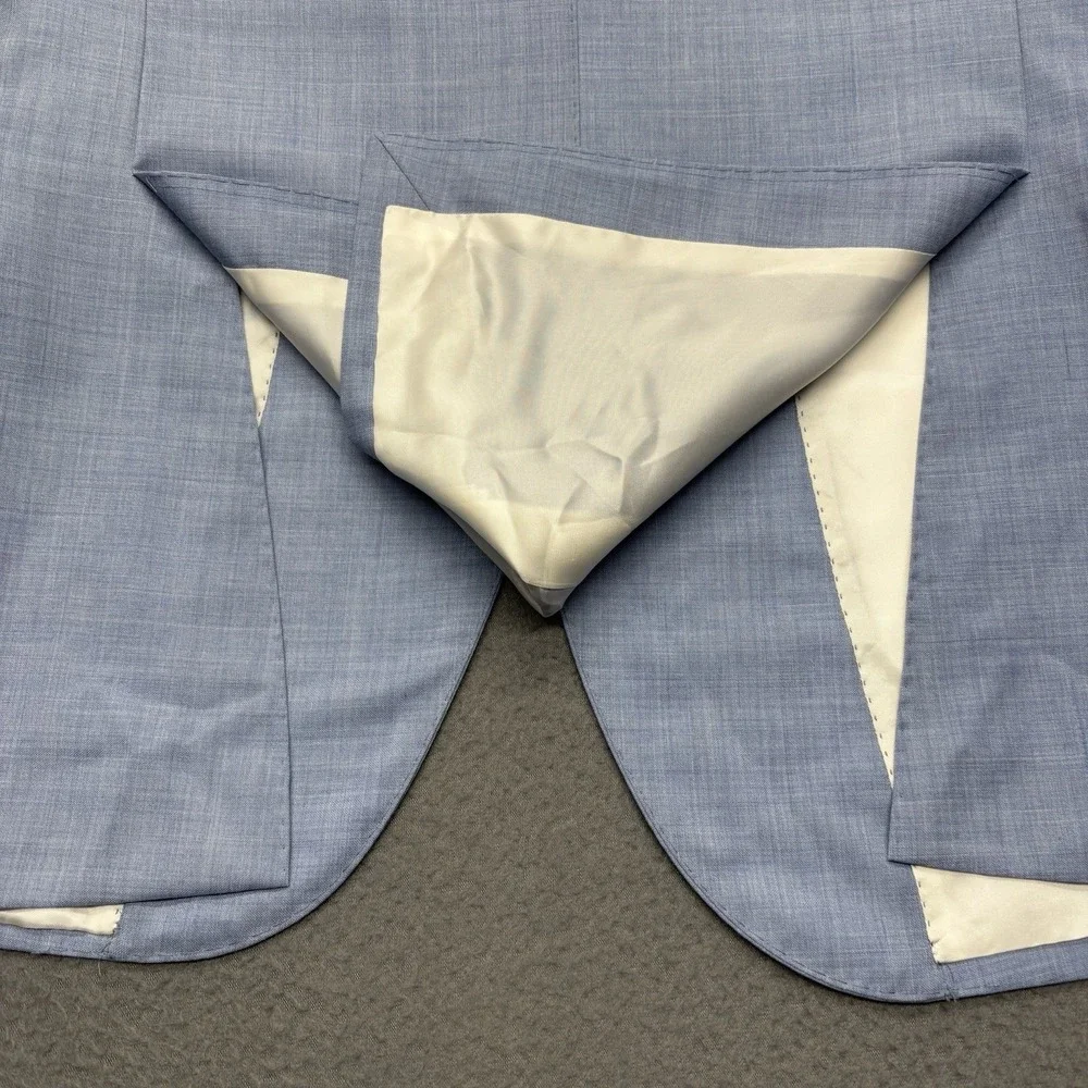SUITSUPPLY Lazio Single Breasted Slim‎ Fit Sport Coat Angelico Wool Mens US 38R